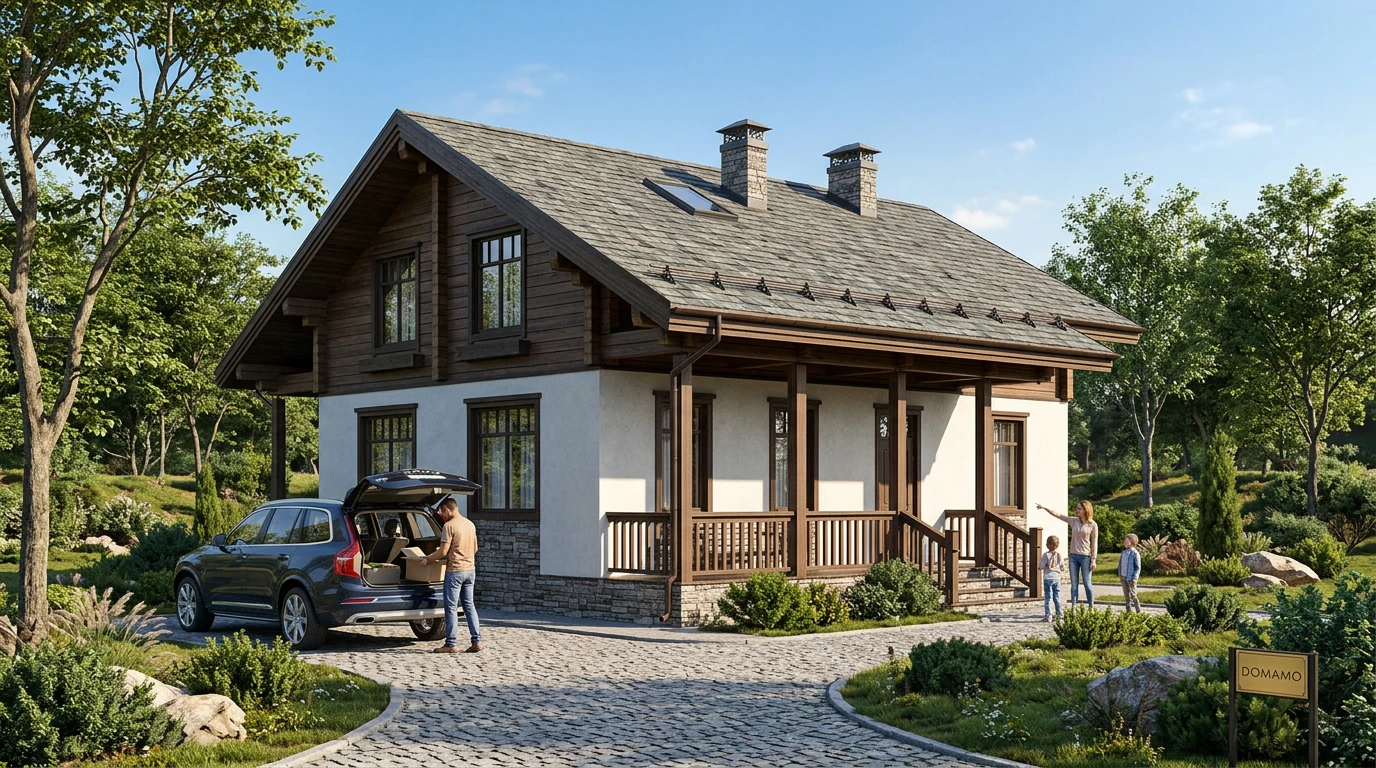 Проект деревянного дома из бруса 180 м²