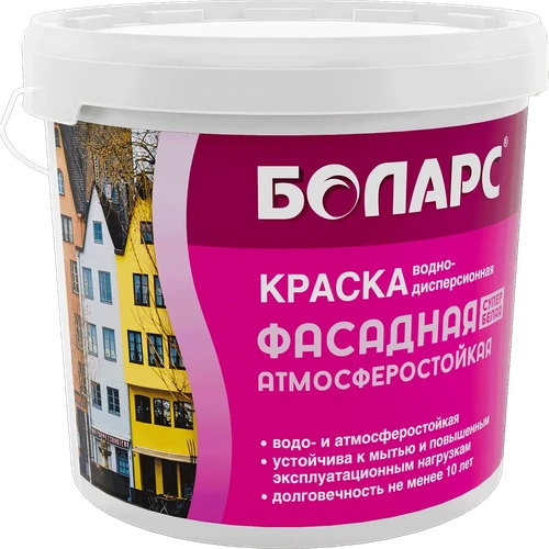 Краска водно-дисперсионная фасадная атмосферостойкая
